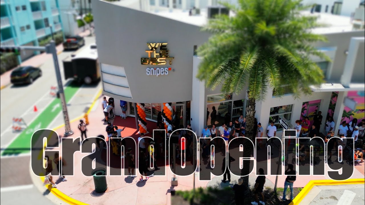“We the Best” Snipes Miami Grand opening!!