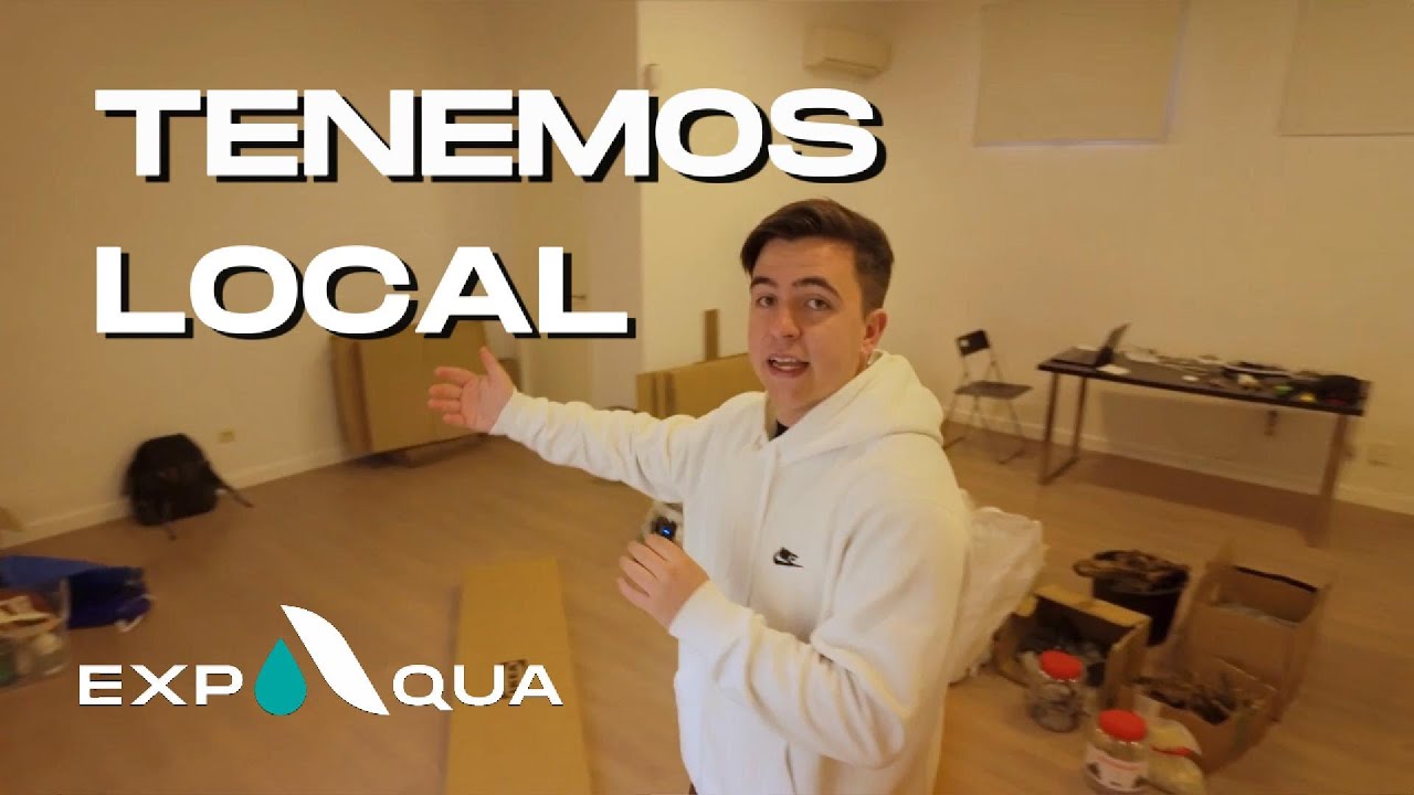 🎥 Montando la galería física de Expoaqua | Primeros muebles y mucho trabajo . #expoaqua #aquarium