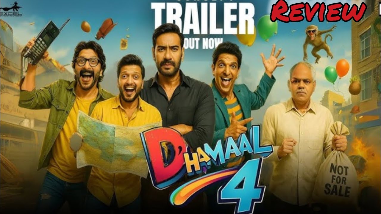 Dhamaal 4 : Trailer Review | Ajay Devgan, Anil Kapoor, Madhuri Dixit, Sanjay Datt | Manish Sahbhai 