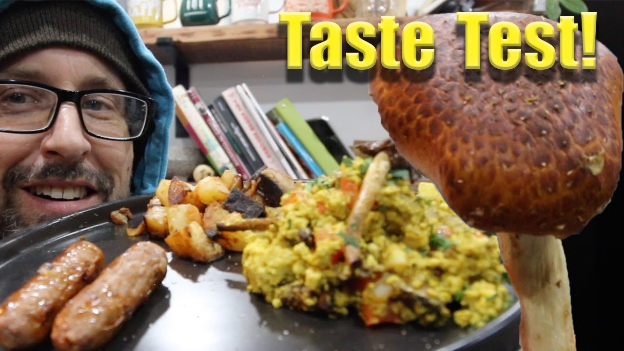 Tofu Scramble with CHESTNUT MUSHROOMS