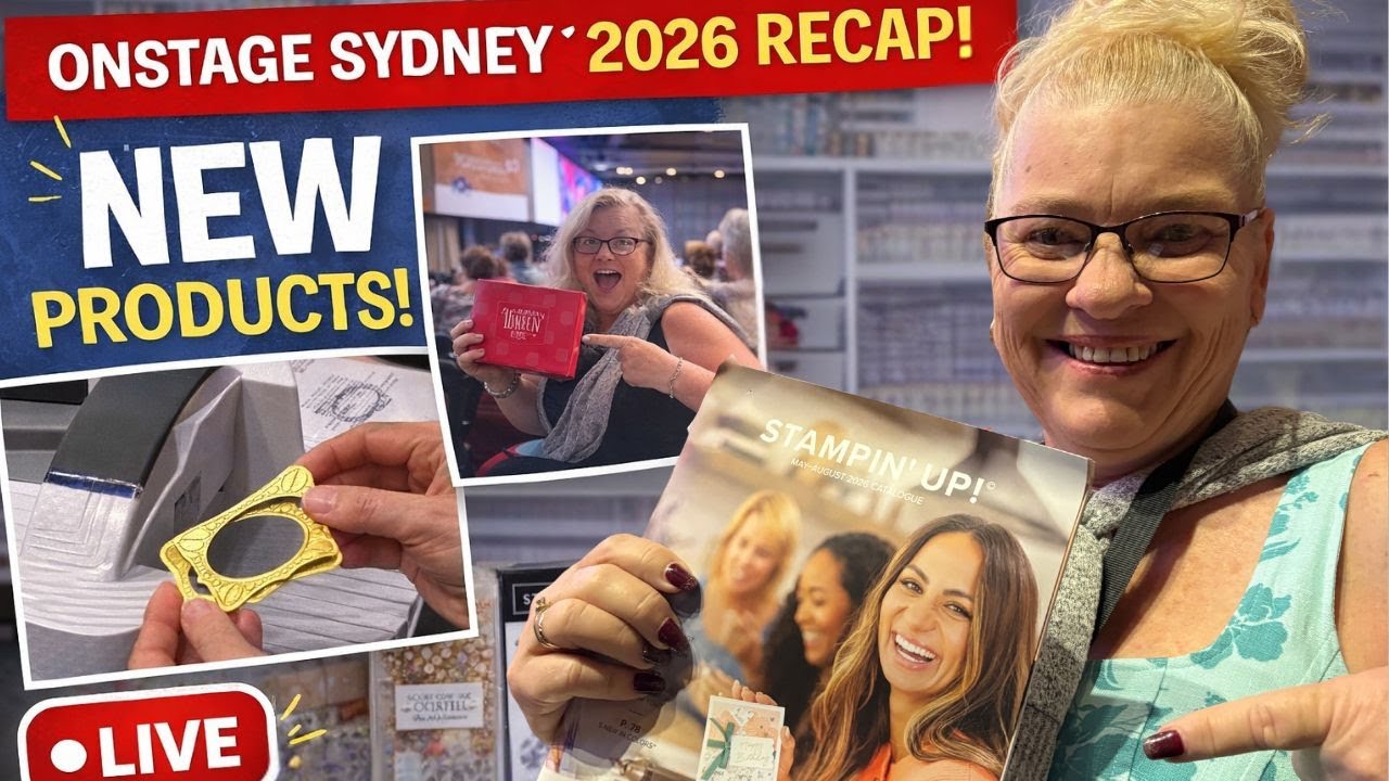 Stampin’ Up! Just Revealed the NEW 2026 Catalogue… OnStage Sydney Recap + Sneak Peeks!