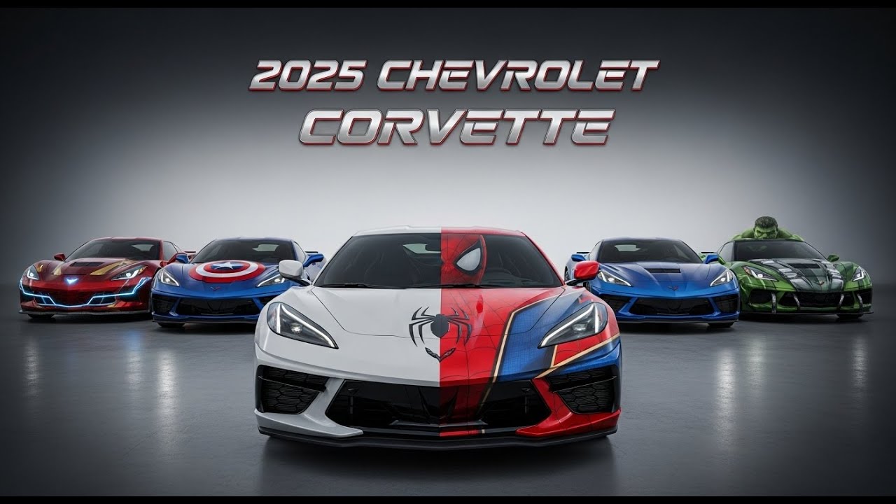 What if the 2025 Chevrolet Corvette was transformed into superhero cars 😱🏎️ | MrRoeun Ai