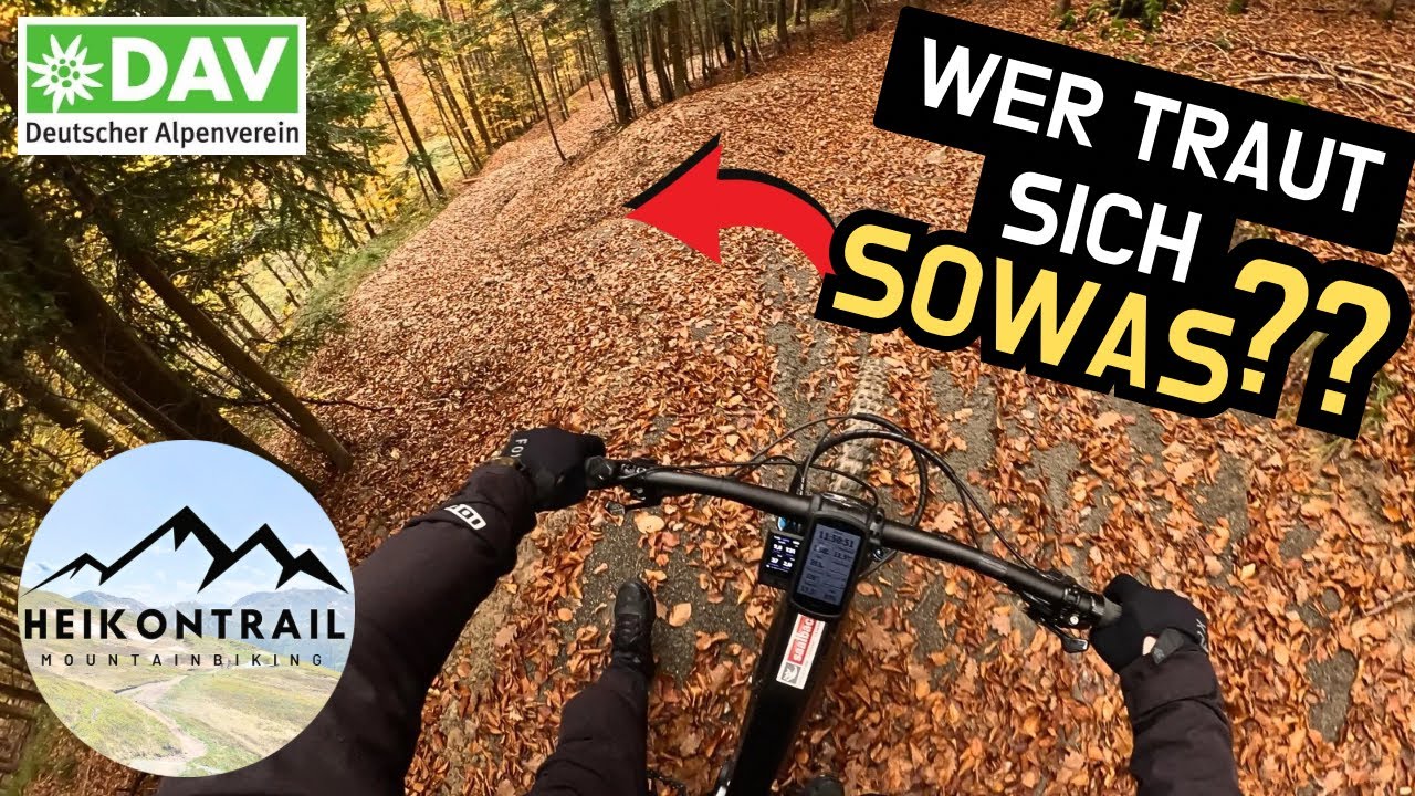 Wenn der Flowtrail zur Mutprobe wird | Mountainbiken im Herbst | Flowtrail Urbach | DAV Schorndorf