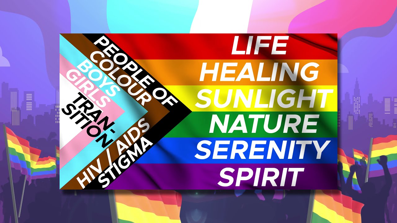🏳️&zwj;🌈 Progress Pride Flag. What do the Colors Mean ? 🏳️&zwj;🌈