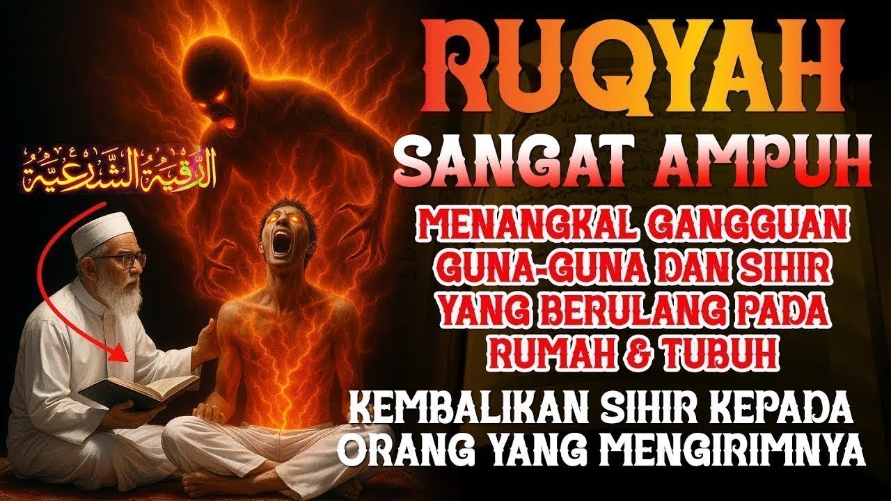 AYAT RUQYAH SANGAT KUAT | HANCURKAN JIN & SIHIR DI TUBUH DAN RUMAH | RUQYAH SYAR’IYYAH