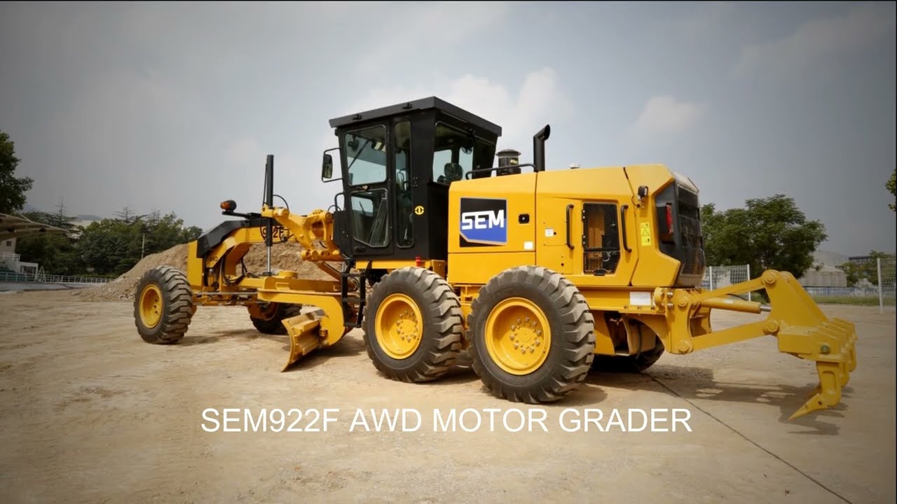 SEM 922F Motor Grader All Wheel Drive (AWD) Cabin Details #motorgrader #caterpillar