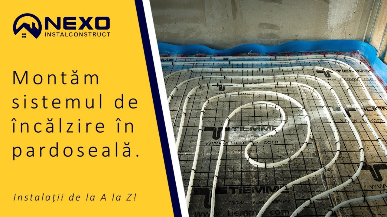 &Icirc;ncălzire &icirc;n pardoseală - LTV #Nexoinstal