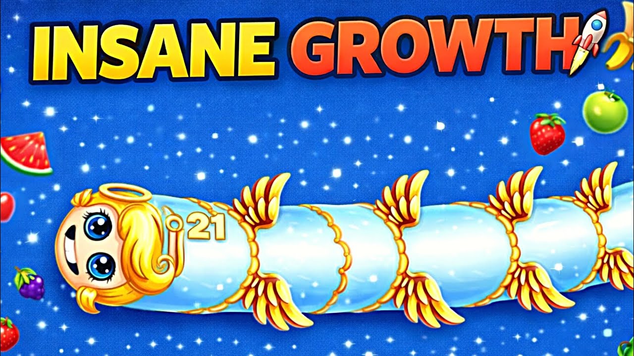 Fruit Snake Mein Noob se Pro Tak 😎🔥 | Insane Growth Record Gameplay 🚀