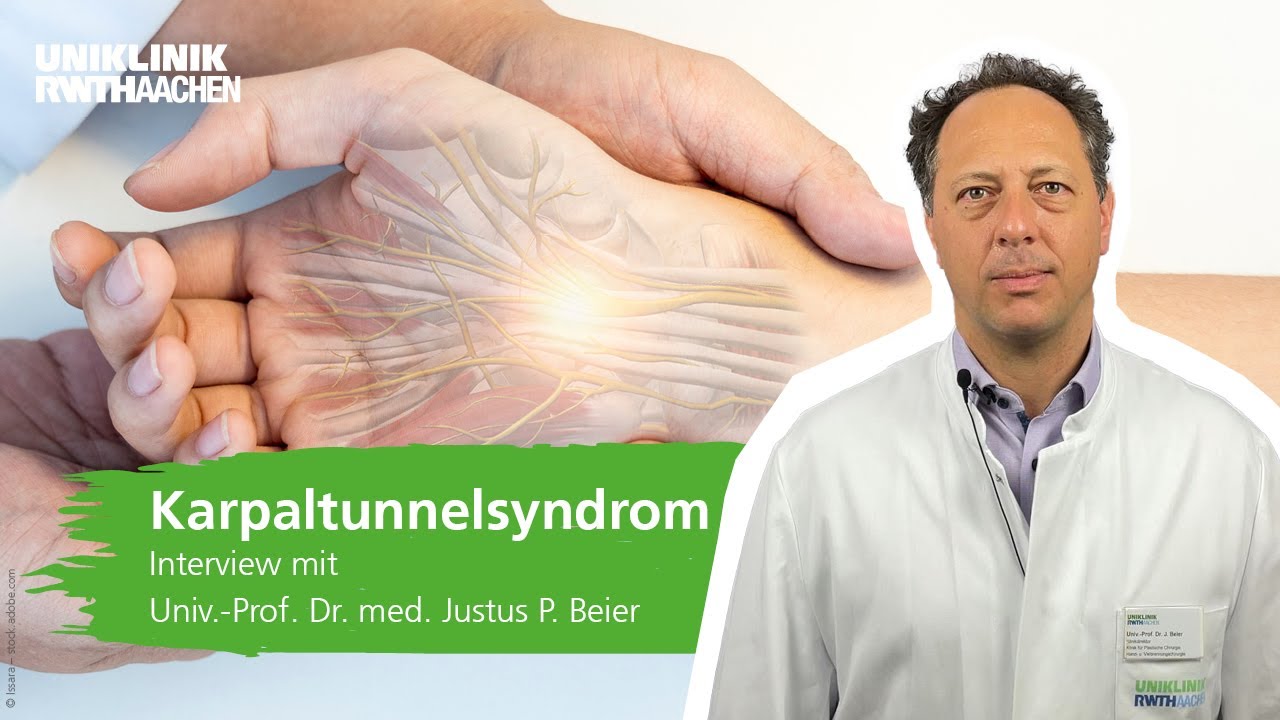 Karpaltunnelsyndrom: Prof. Beier beantwortet die wichtigsten Fragen