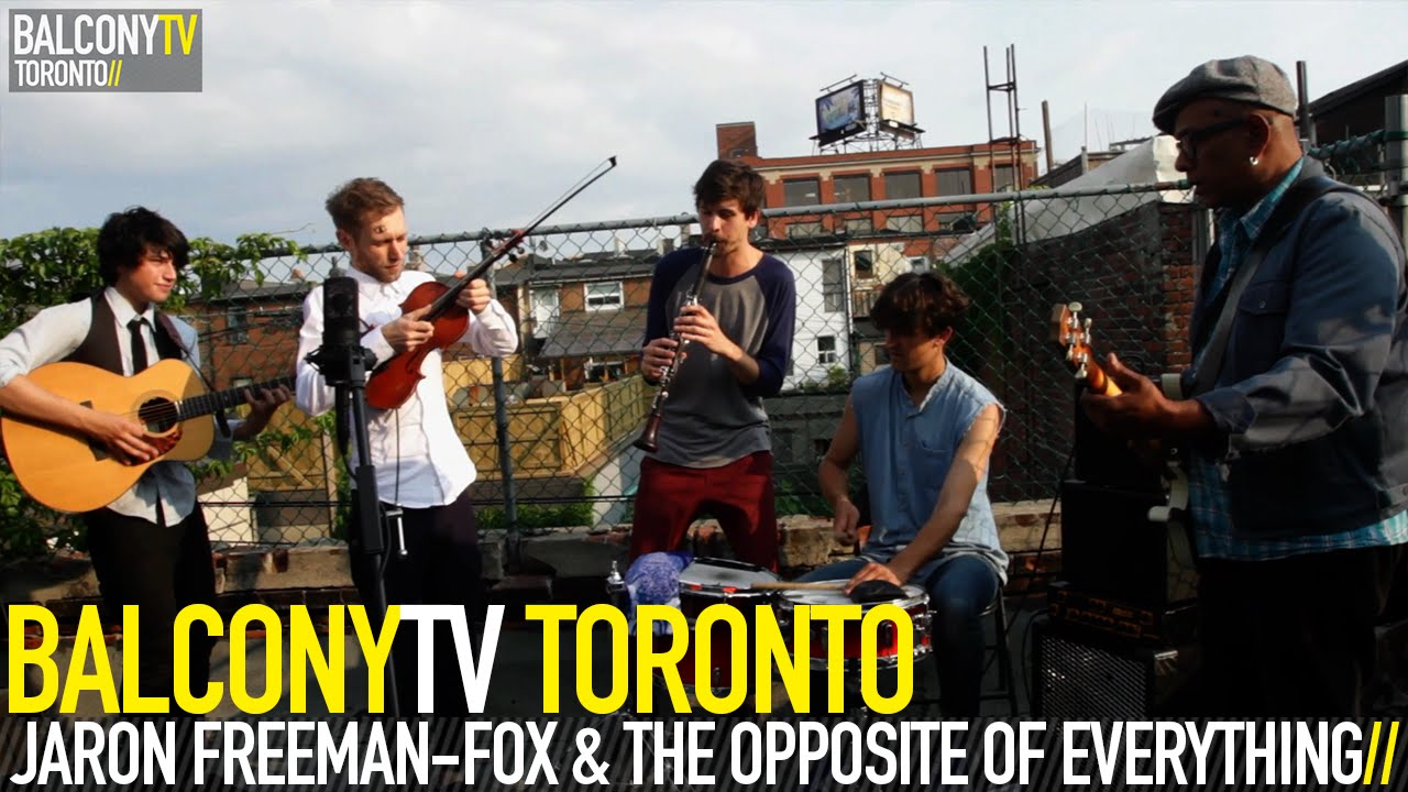 JARON FREEMAN FOX & THE OPPOSITE OF EVERYTHING - THE TIP OF YOUR LUNGS (BalconyTV)