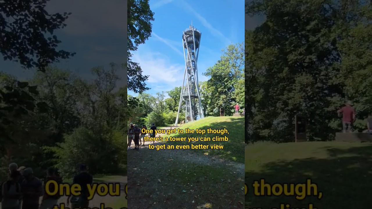 Climbing Schlossberg tower over Freiburg #germany #travel #hike