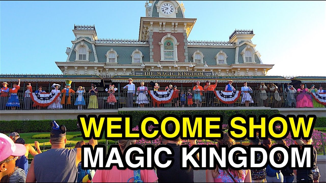 [4K] Welcome Show – Lively Opening Ceremonies : Magic Kingdom (Orlando, FL)