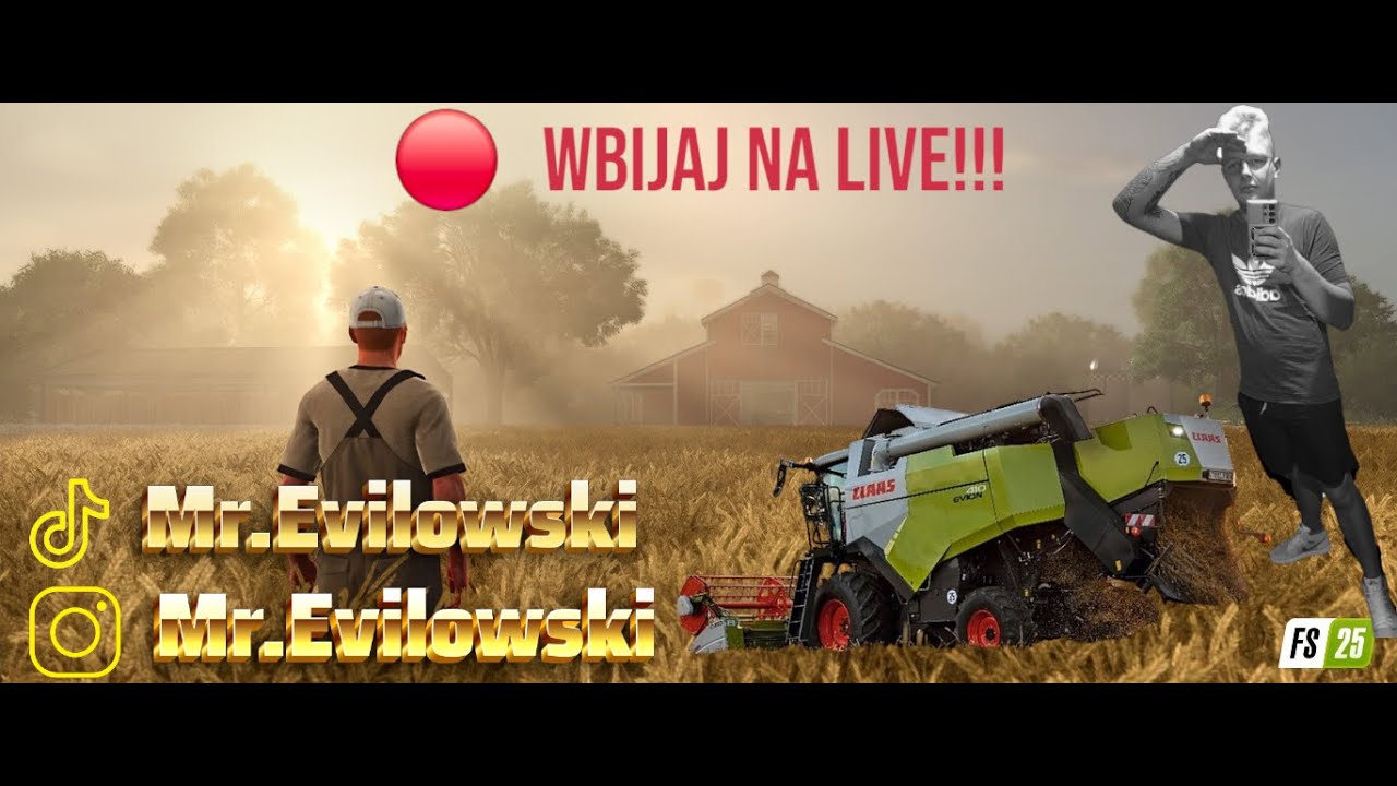 🔥LIVE🔥🗺️CYBUCHOWO🗺️📺FARMING 25🚜 WPADAJ NA BAJERE🐥