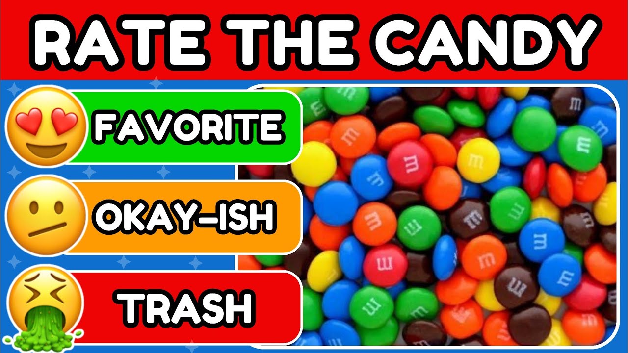 Candy Tier List 🍬🍫🍭 | Rate The Candy Challenge | Quiz Panda