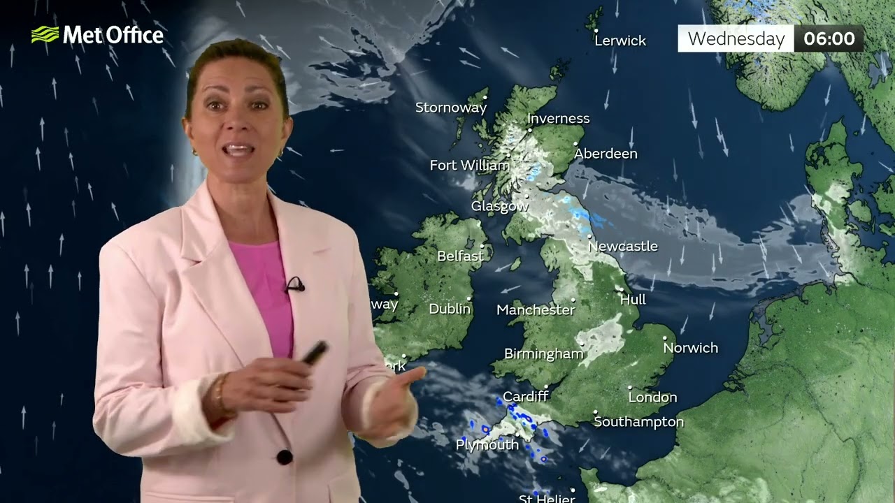 Clare Nasir Met Office Weather 13th May 2025 PM