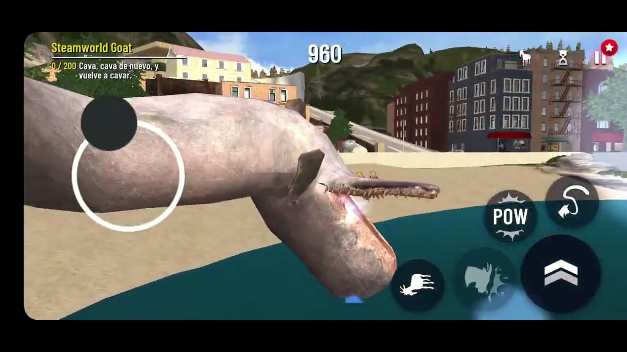 Jugando goat simulator 