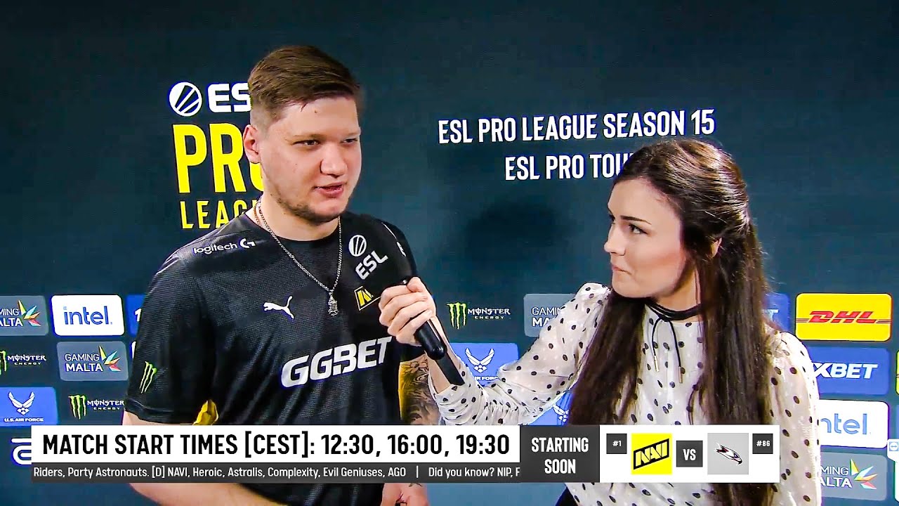 NaVi s1mple interview before match against AGO | ESL Pro League Season 15 | CSGO