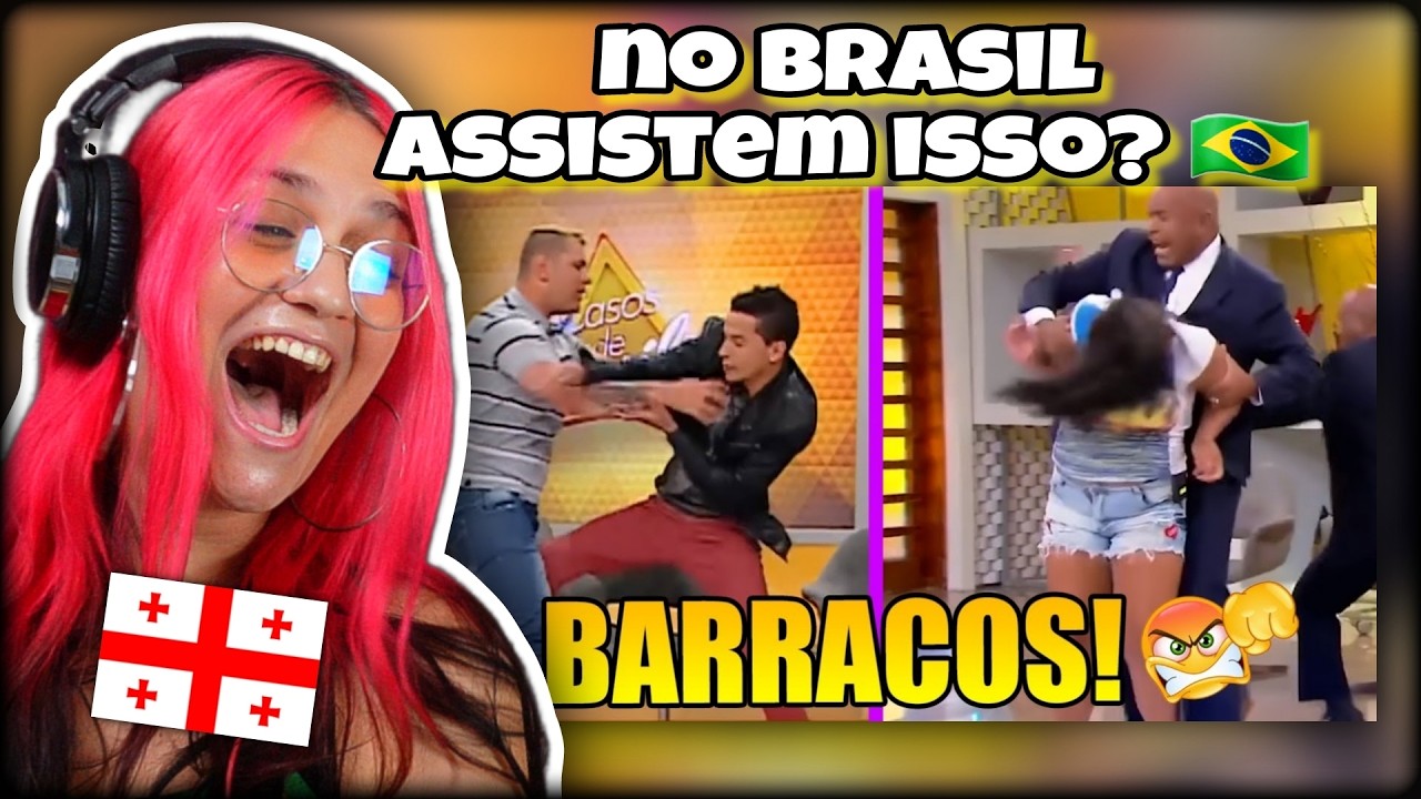 GRINGA reage AOS MAIORES BARRACOS DO CASOS DE FAMÍLIA! 🇧🇷