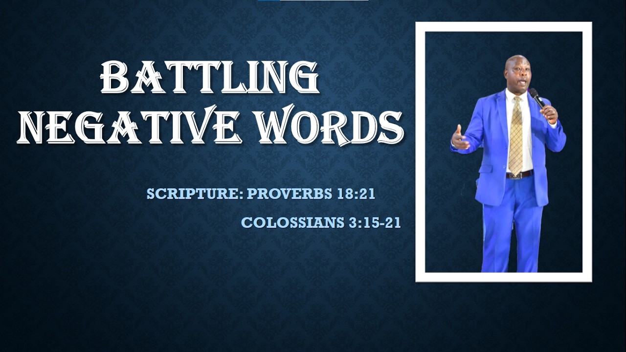 BATTLING NEGATIVE WORDS (MOUNTAIN OF LIFE TRANSFORMATION CENTRE  SUNDAY SERVICE)