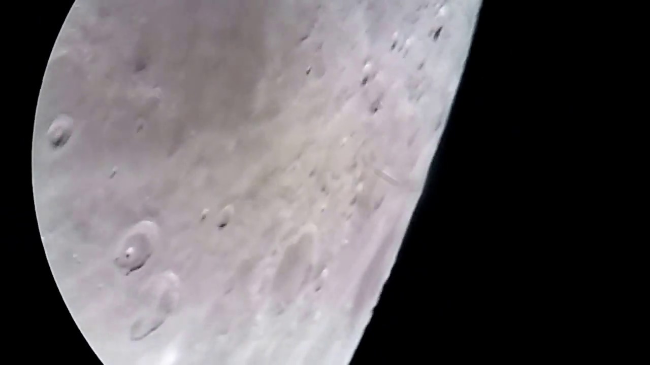 Ksieżyc przez 8-calowy teleskop - Bardzo dobry Seeing - powiększenie 480x