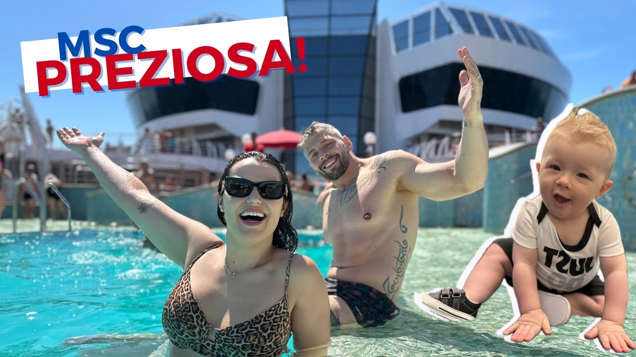 Descobrindo o luxuoso navio de cruzeiro MSC PREZIOSA!