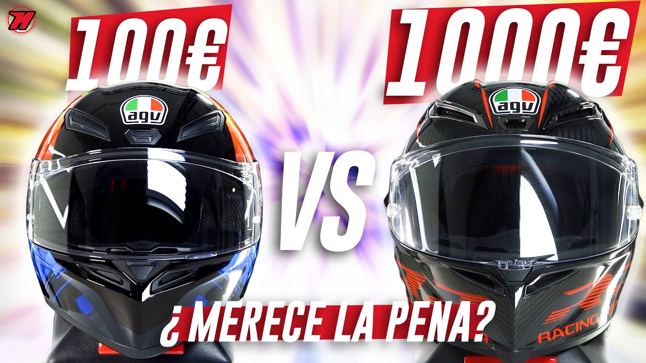 Casco de moto 100&euro; VS 1000&euro; &iquest;Qu&eacute; diferencias hay? 🚨