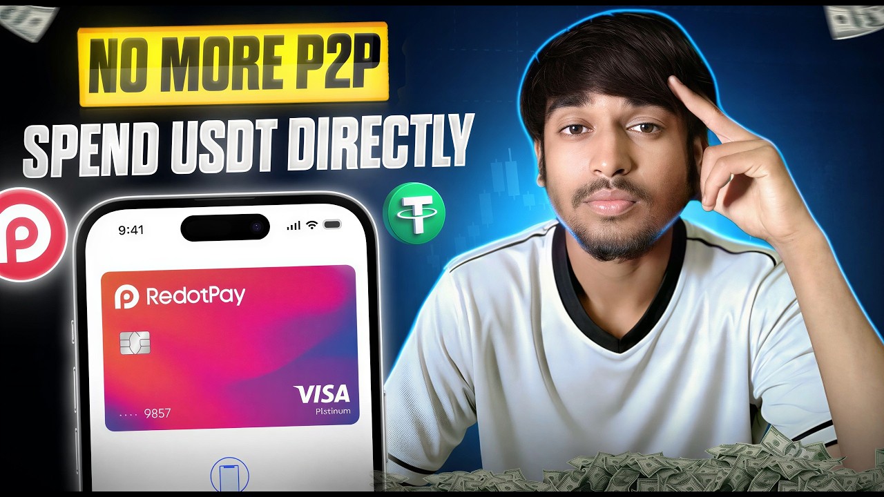 🚫Stop Using P2P! USDT to INR with RedotPay | No P2P, No Bank Freeze🏦✅