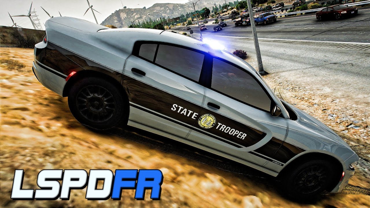 Playing GTA 5 As A POLICE OFFICER Highway Patrol|| NC|| GTA 5 Mod| 4K