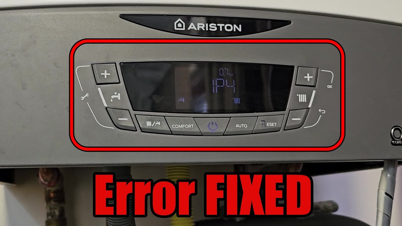 How to Fix Ariston Clas One Error 1P4