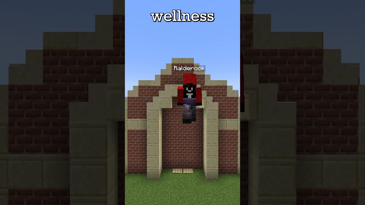 How do I build a Wellness Center in MINECRAFT? 