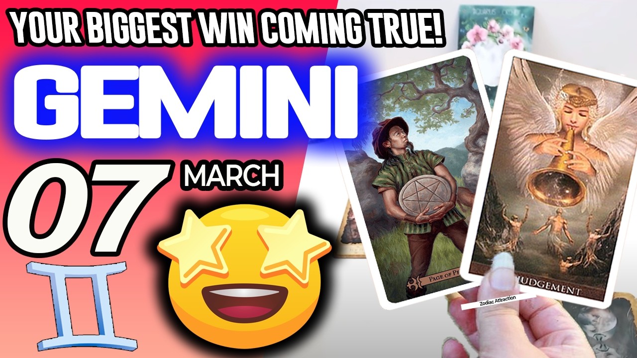 Gemini ♊😳YOUR BIGGEST WIN COMING TRUE!🙌💸 horoscope for today MARCH 7 2026 ♊ #gemini tarot MARCH