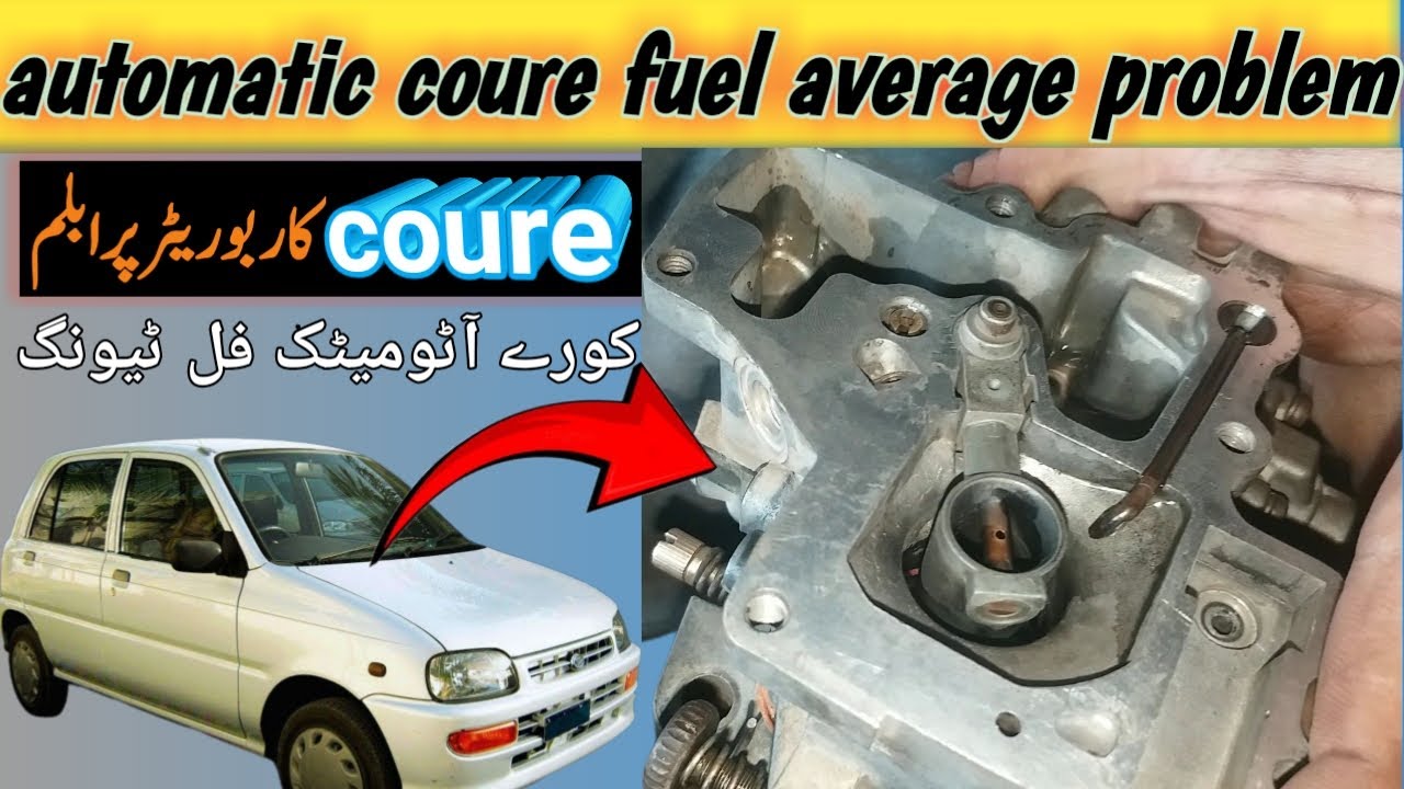 Daihatsu cuore carburetor settings |cuore automatic fuel average problem | coure ka carburetor servi