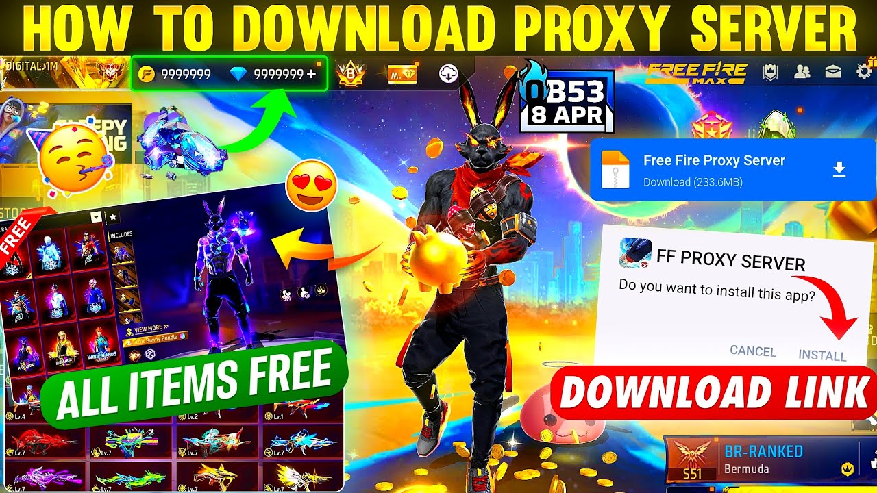 How To Download Proxy Server In Free Fire 💯😱🔥 | Free Fire Proxy Server | Proxy Server Free Fire