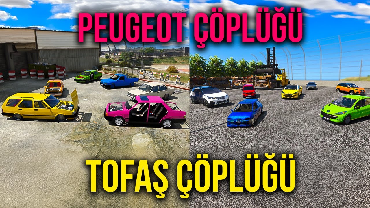 Авторазборка Tofaş vs Авторазборка Peugeot - GTA 5