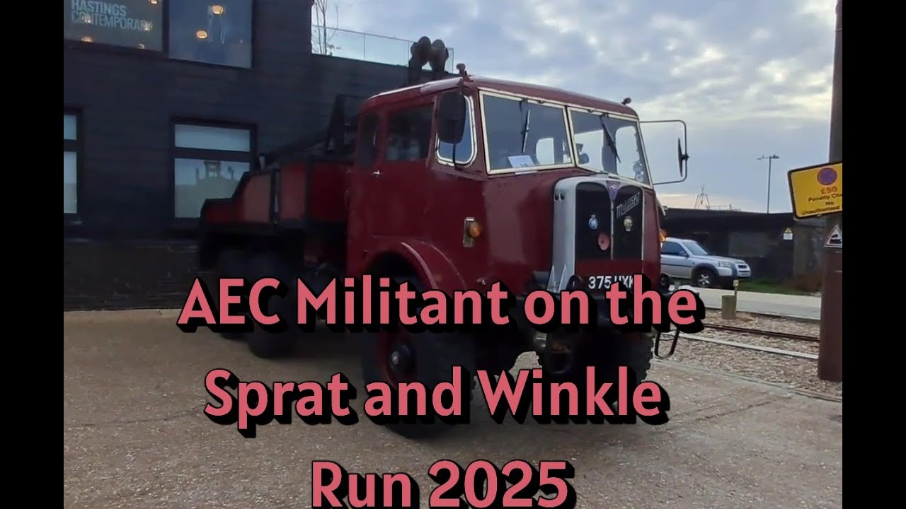 AEC Militant on the Sprat and Winkle Road Run 2025