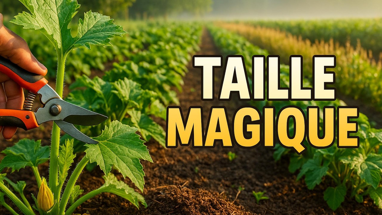 🌿 Faut-il TAILLER ou PAS les feuilles de courgettes ? Voici la VRAIE réponse !