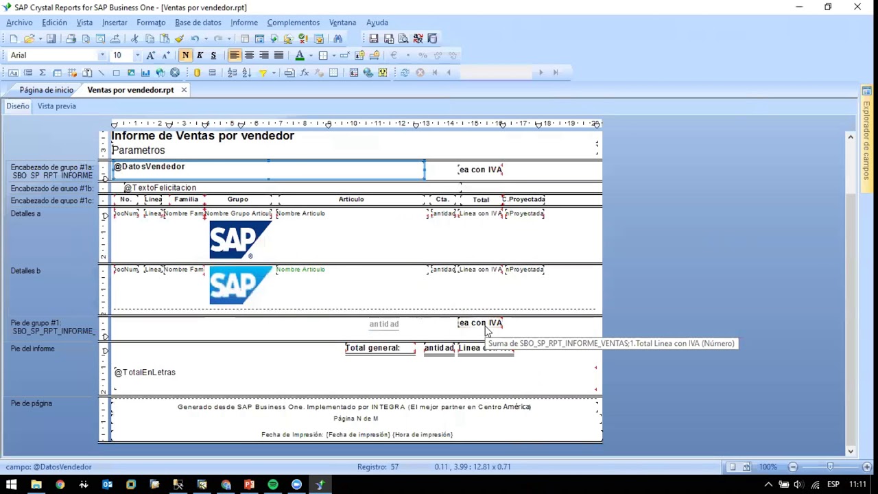 Crystal Reports - Formato condicional