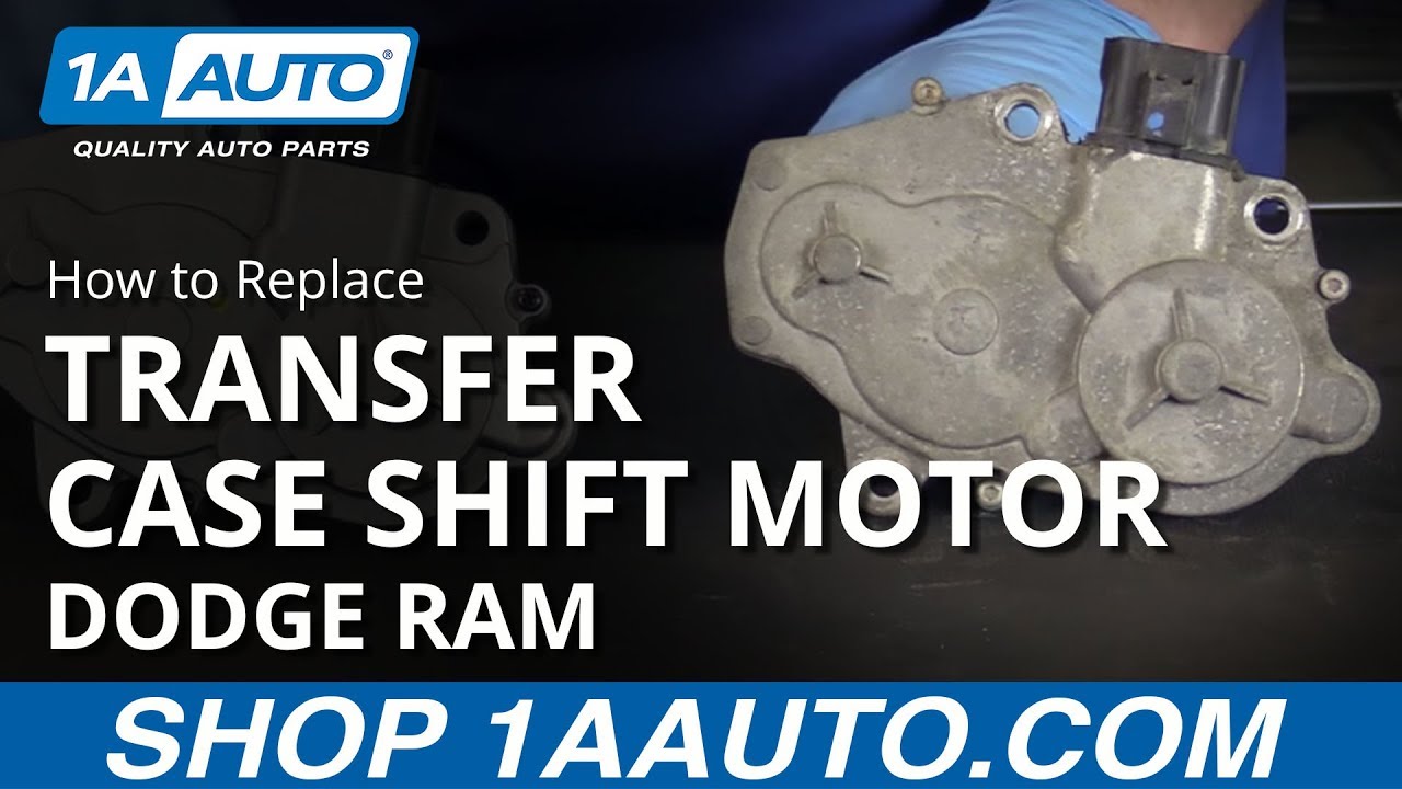 How to Replace Transfer Case Shift Motor 06-10 Dodge Ram
