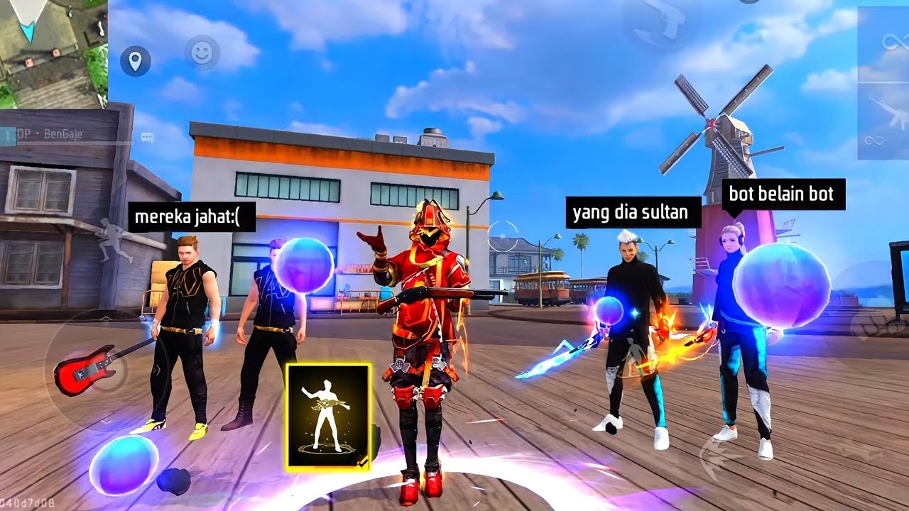BOT LAGI DIBULLY SAMA DUO BUCIN SONGONG🥺 DI PAMERIN EMOTE 12JT, AUTO GUA BELAIN PAKE EMOTE 18JT🔥