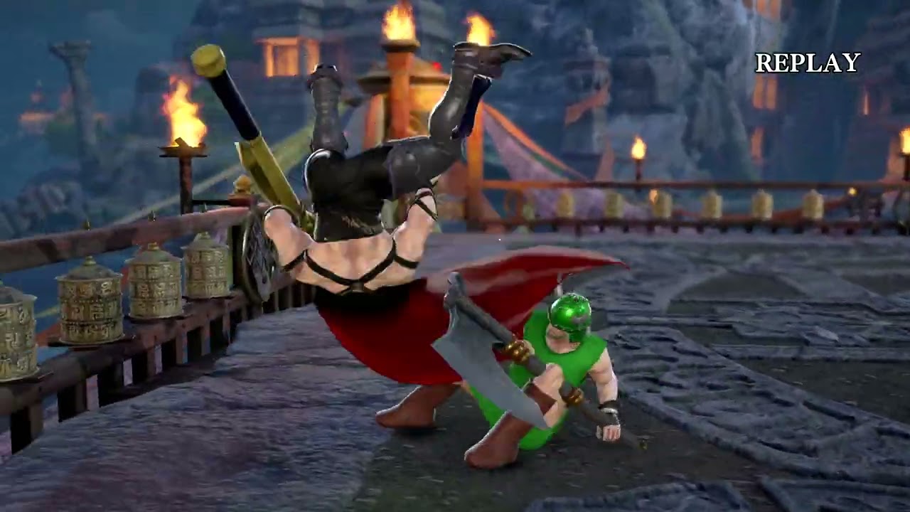 Gilius Thunderhead vs Death Adder: Golden Axe in Soul Calibur