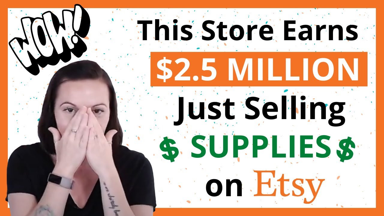 Brilliantly Easy Etsy Shop Idea Has $2.5 MILLION Selling Craft Supplies On Etsy 🤩 Etsy For Beginners