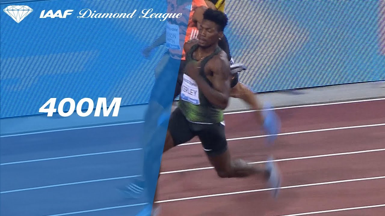 Fred Kerley Wins Men's 400m - IAAF Diamond League Rome 2018