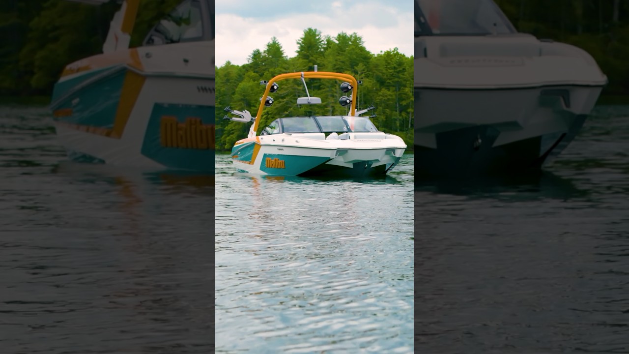The all new malibu boats 22 MXZ is back! #malibuboats #wakeboat #boating #boats #wakesurfing
