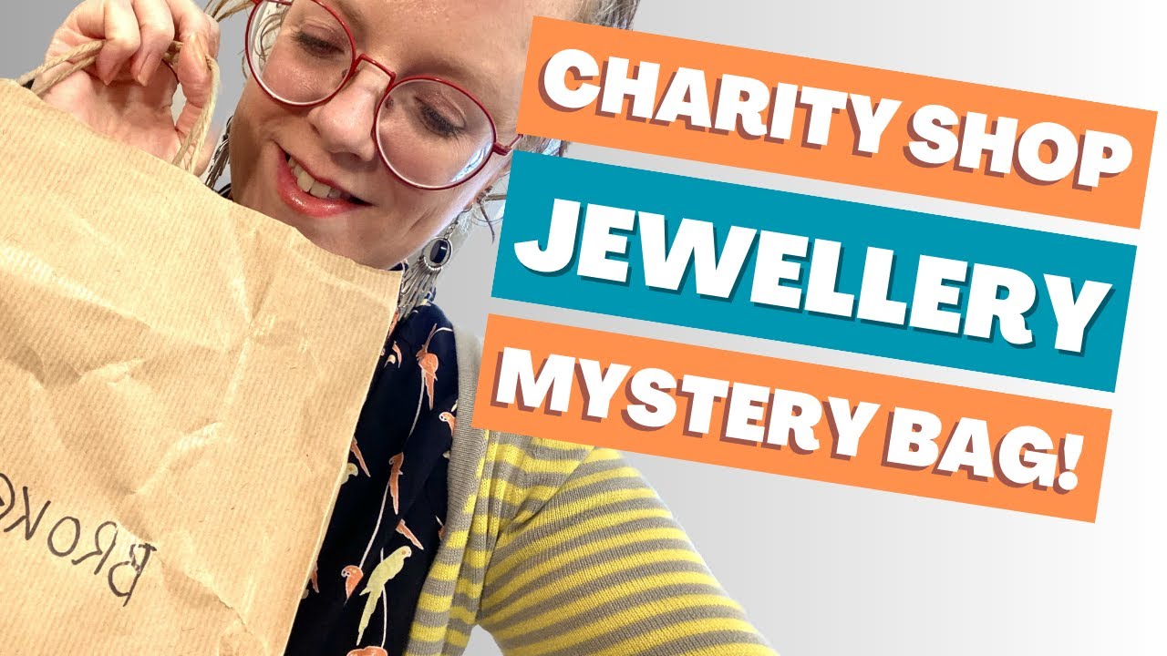 Unboxing a 4lb Charity Shop Mystery Bag of Broken Jewellery😲💍 Vintage Jewelry & Silver Treasures!
