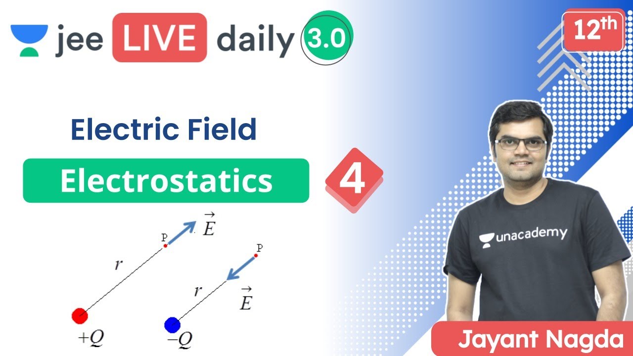 JEE: Electrostatics L4 | Electric Field | Unacademy JEE | IIT JEE Physics | Jayant Nagda