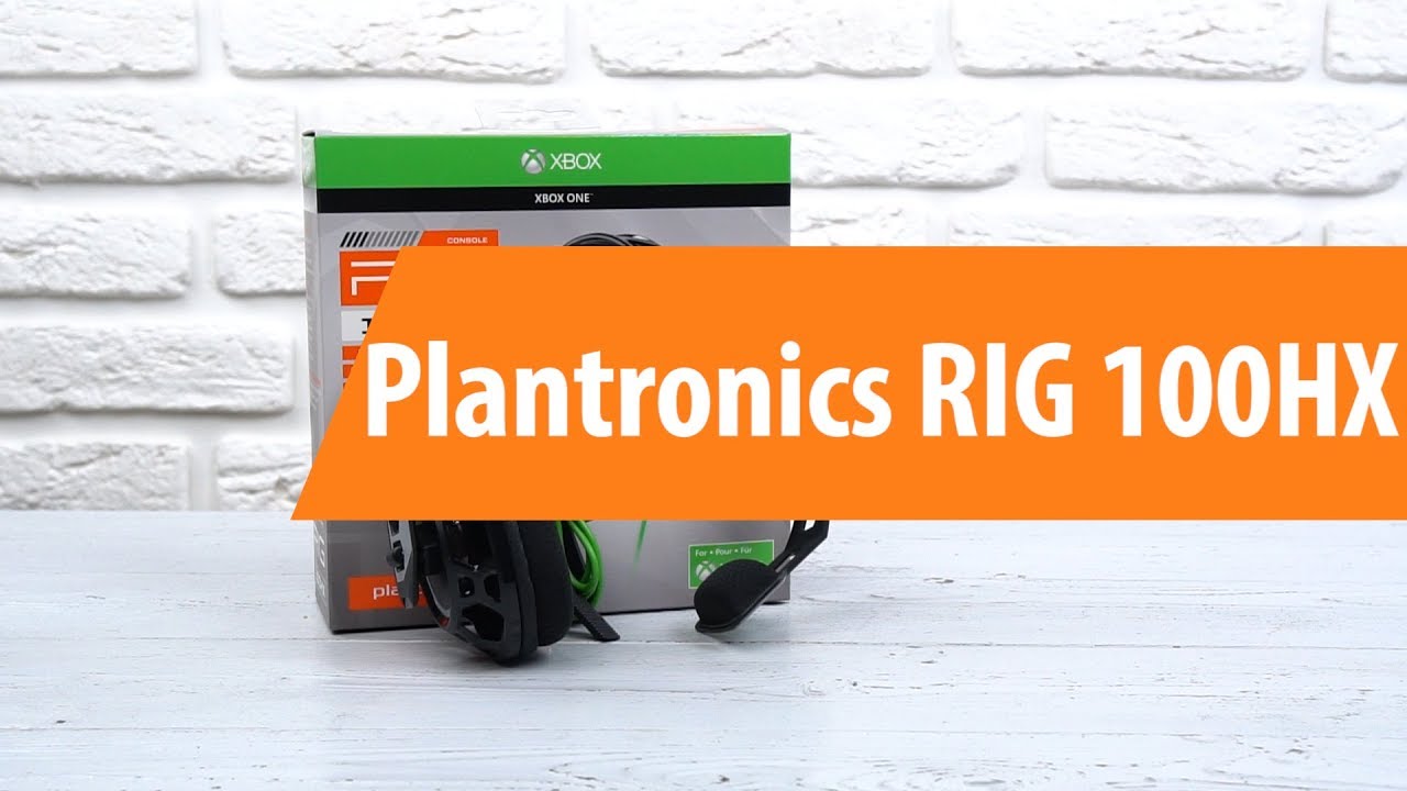 Распаковка наушников Plantronics RIG 100HX / Unboxing Plantronics RIG 100HX