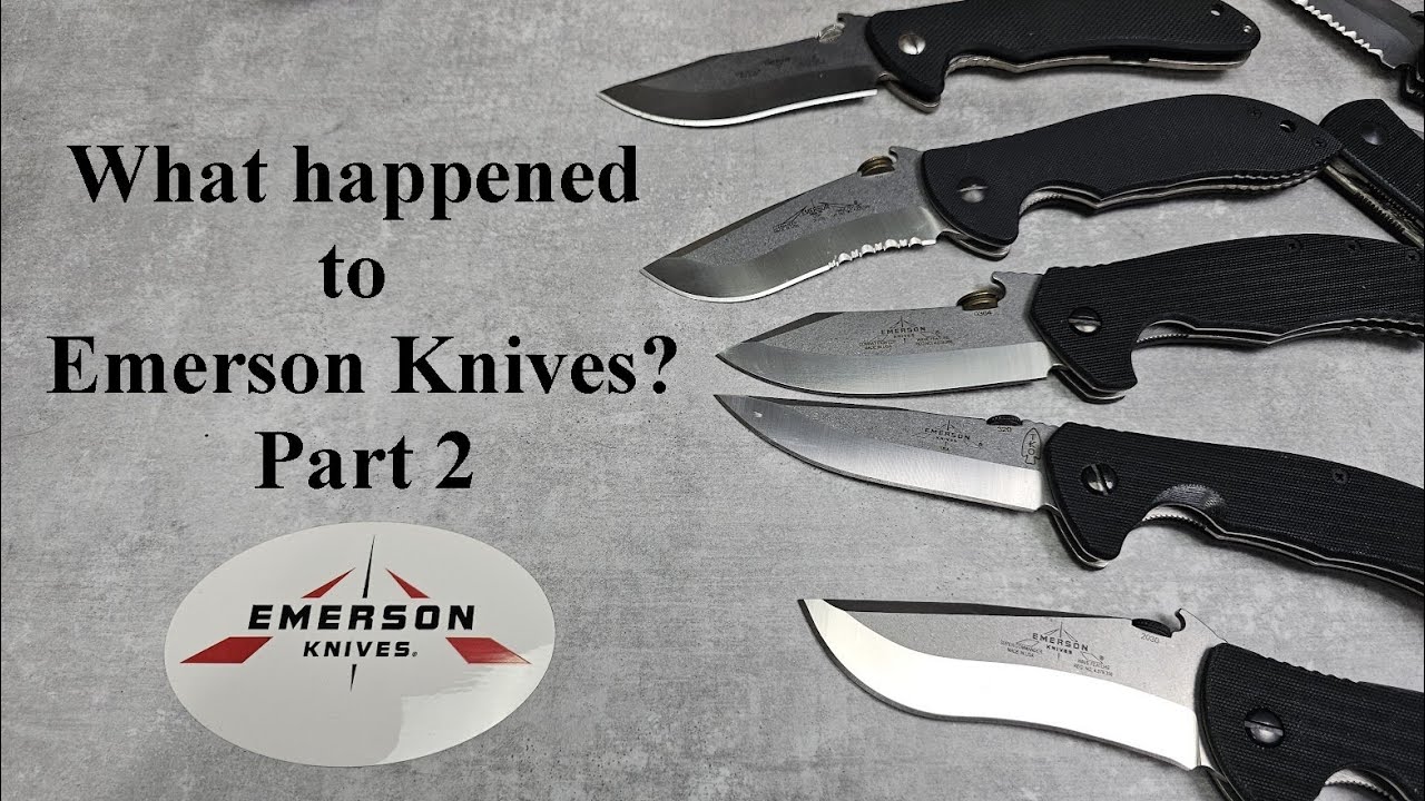 What happened to Emerson Knives? Part 2