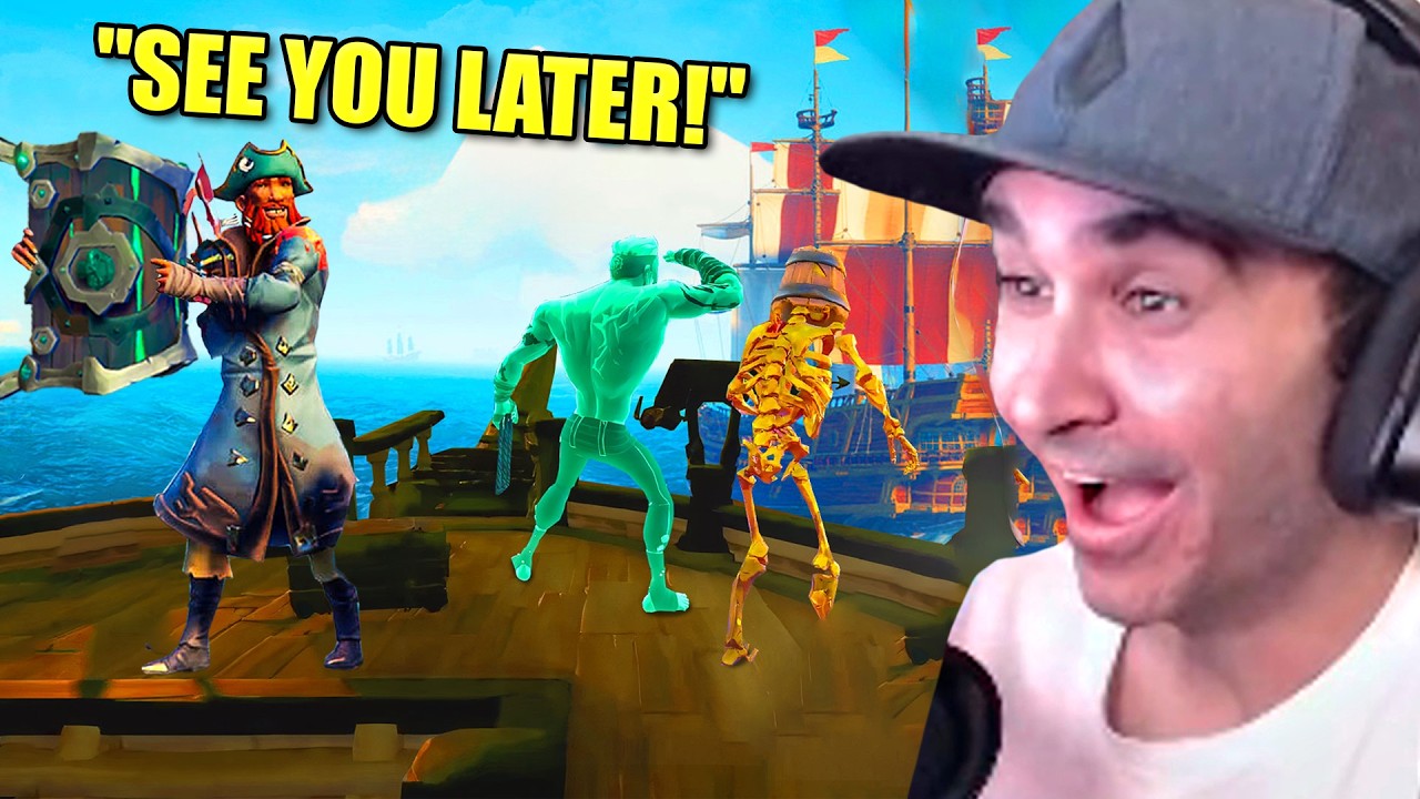 Summit1g Steals TONS of Loot From Trash Talkers in Sea of Thieves