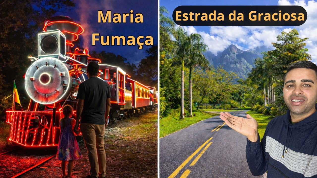 Maria Fumaça em Morretes + Estrada da Graciosa |  Vale a Pena? (Saindo de Curitiba)