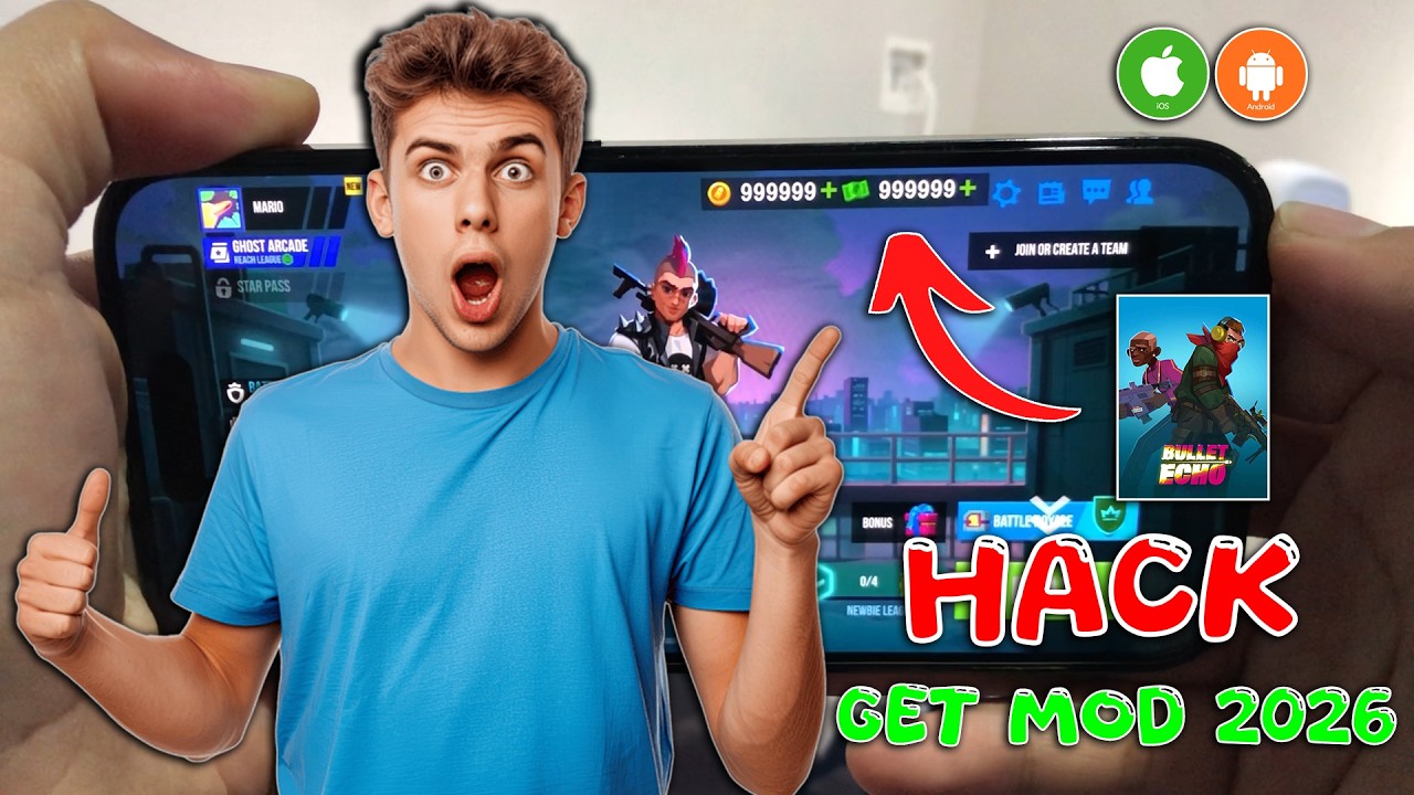 Bullet Echo Hack/Mod iOS & Android - Bullet Echo Unlimited Gold & Money 🤑